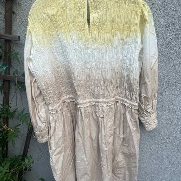 Apiece Apart Aldea Smocked Mini Dress in Soft Dip Dye New with Tags! - Picture 8 of 10